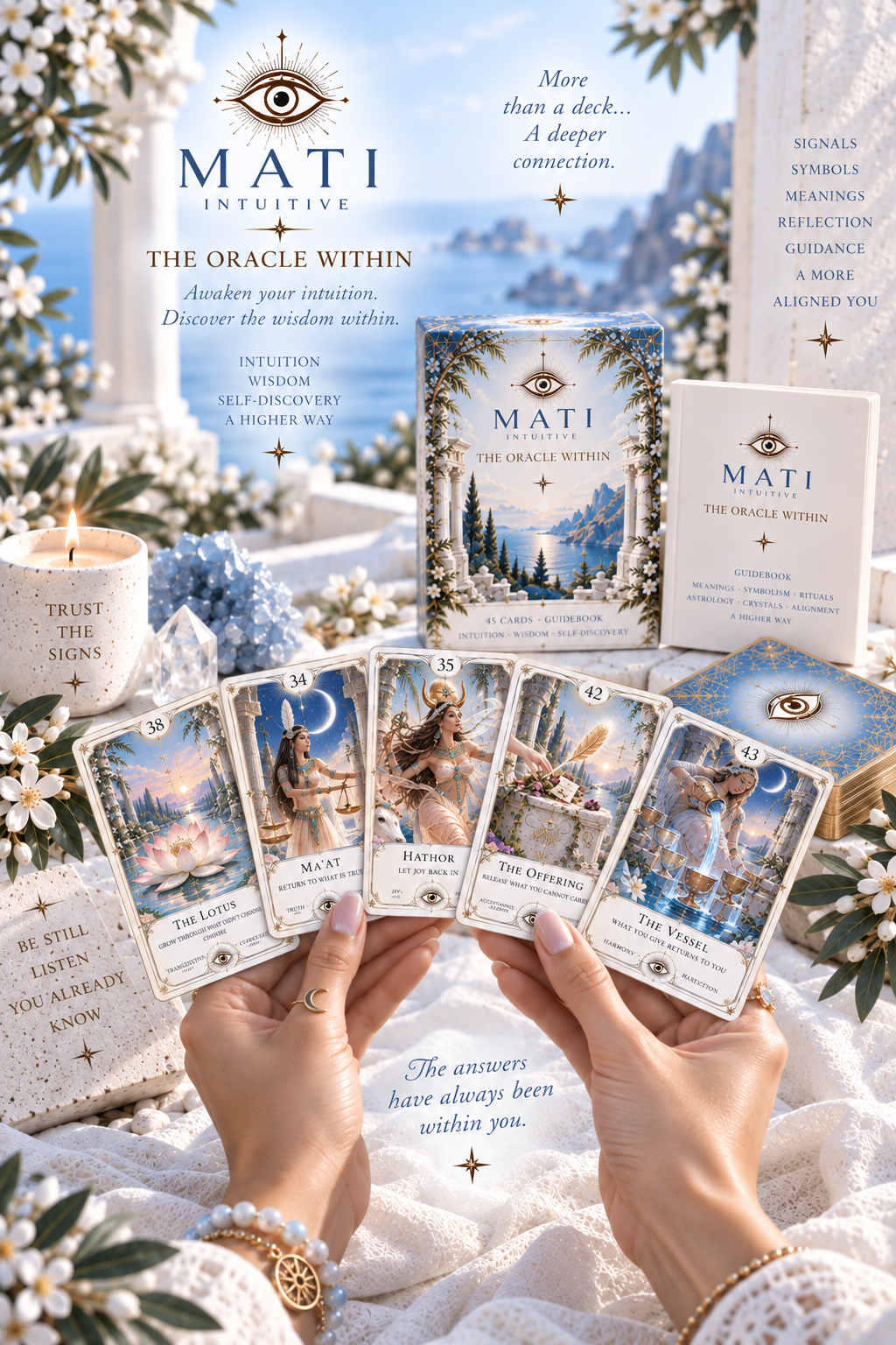 MATI  THE ORACLE WITHIN | 45-Card Oracle Deck + Guidebook