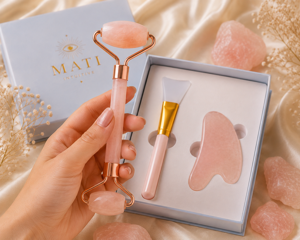 Alchemy of Wisdom by Mati Intuitive – Rose Quartz Beauty Ritual Set