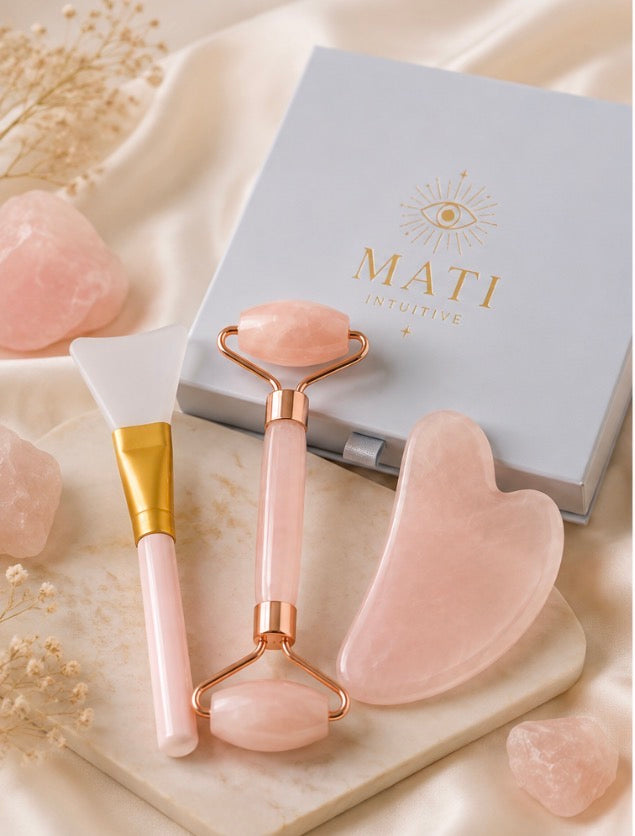 Alchemy of Wisdom by Mati Intuitive – Rose Quartz Beauty Ritual Set