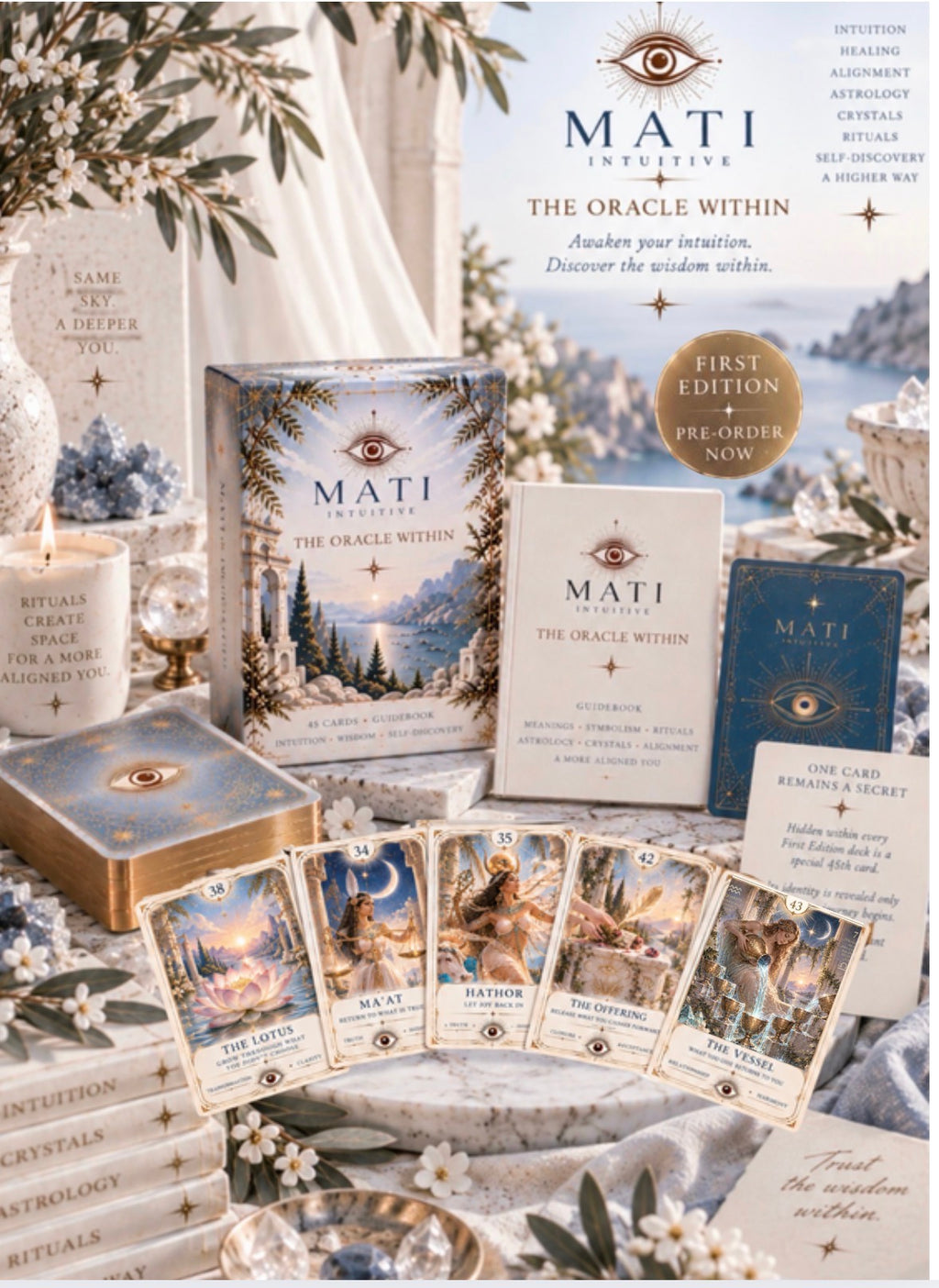 MATI  THE ORACLE WITHIN | 45-Card Oracle Deck + Guidebook